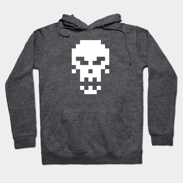 Pixel Skull Hoodie by mannypdesign